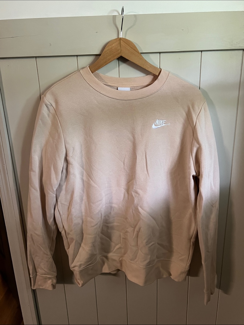 Women’s Nike Crewneck Sweatshirt in Cream